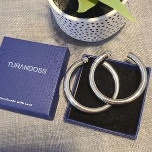 Silver Hoop Earrings